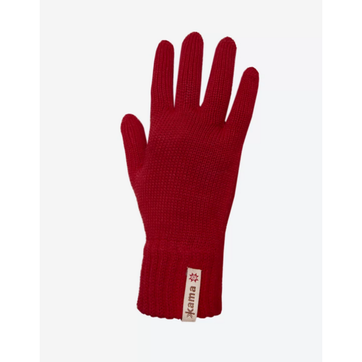 Knitted Merino gloves Kama R101 124 dark red