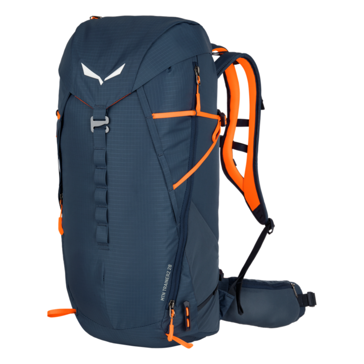 Men's backpack Salewa Mountain Trainer 2 28 L dark denim/fluo orange 1292-8675