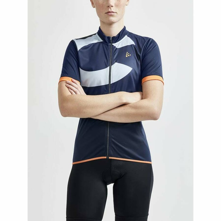 Women's cycling jersey CRAFT CORE Endur Logo dark blue 1910562-396909