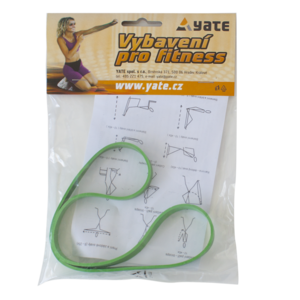 Rubber exercising 'O' medium green package 50 pc, Yate