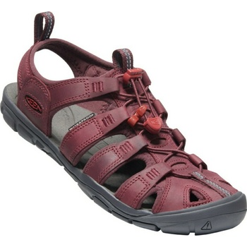 Women's Sandals Keen CLEARWATER CNX LEATHER W wine / red dahlia, Keen