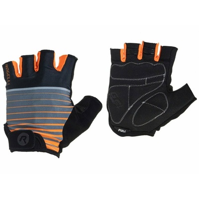 Cycling gloves Rogelli HERO, black-orange 006.964, Rogelli