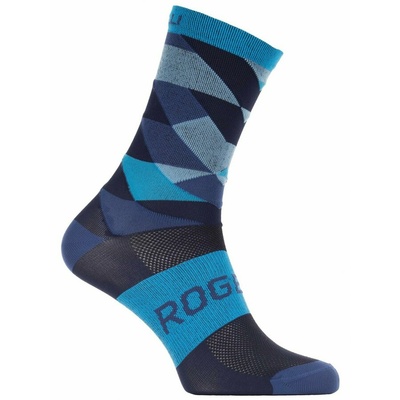 Design functional socks Rogelli SCALE 14, blue 007.154, Rogelli
