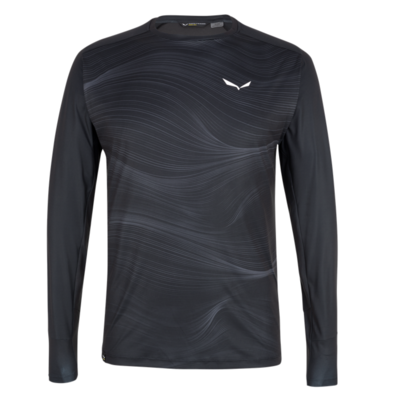 Men's thermo t-shirt Salewa Crystal warm merino responsive black out 28207-0910