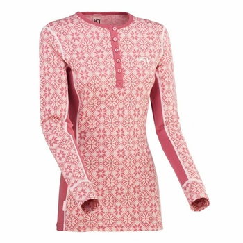 Women's merino t-shirt Kari Traa rose pink 622692-Lilac, Kari Traa