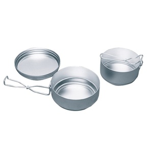 Camping cookware Yate AL three-part