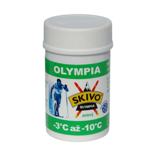Wax running Skivo Olympia green