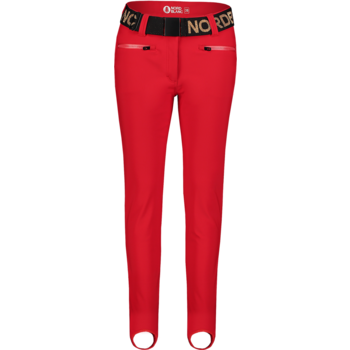Women's softshell skiing trousers Nordblanc Skintight Red NBFPL7562_CVA