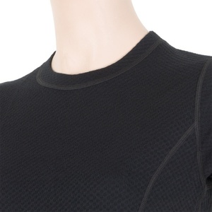 Women shirt Sensor MERINO DOUBLE FACE black 15100017, Sensor