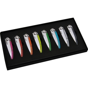 Deejo set 8 knives Colors 27G, DEE001, Deejo