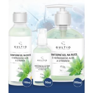 SAnitary gel to hands Gultio with Aloe, camomile a silver 50 ml, Gultio