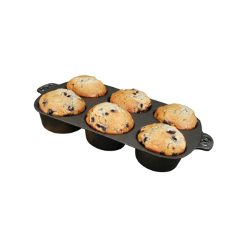 Cast iron mold Camp Chef on muffins, Camp Chef