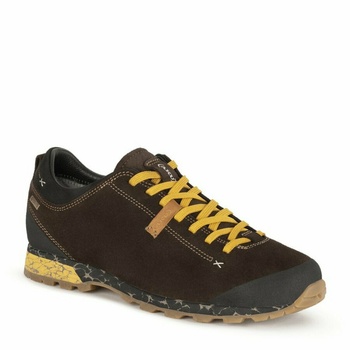 Man's shoes AKU Bellamont Suede GTX brown / yellow