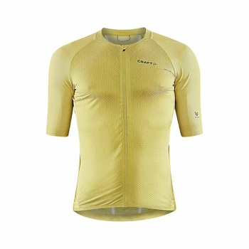 Men's cycling jersey CRAFT PRO Nano yellow 1910537-542000
