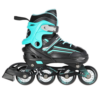 Roller skates NILS Extreme 2v1 NH18190 black and blue, Nils Extreme